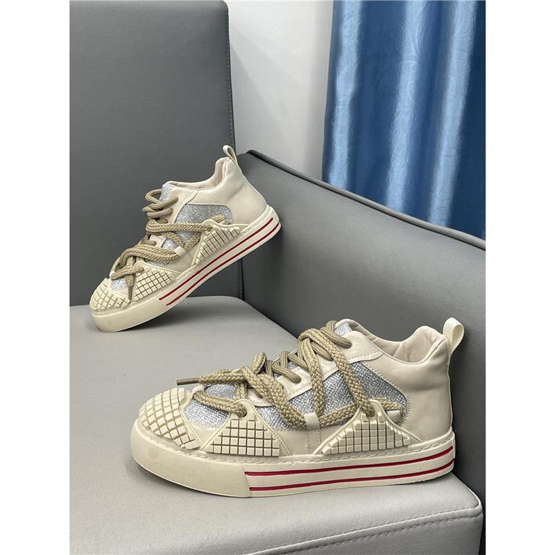 New velvet warm autumn and winter shoes soft sole low-top sports and leisure board qs