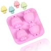 Cartoon Silicone Mold Baking Chocolate Soap Mould Cute Animal Cake Decorating Tool Cupcake Topper Kitchen Party Supply Gift