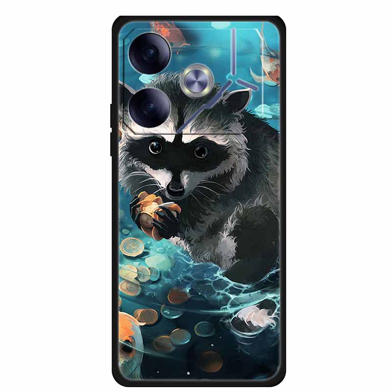 Phone Case For Tecno Pova 6 Back Cover Case Shockproof Black Silicone Soft Funda For Tecno Pova 6 Case Pova6 6.78" Capas Coque
