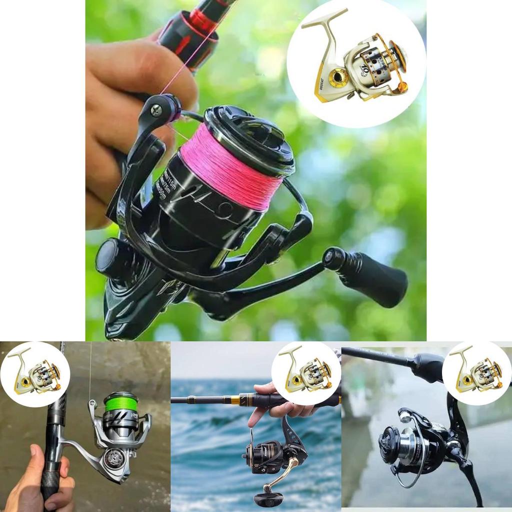 Metal Spinning Reel With Aluminum Alloy Construction For Freshwater Fishing Enthusiasts