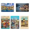 Travel Posters Porto Portugal Metal Plaque Poster Wall Decor Pub Printed Bar Wall Decor Tin Sign Poster