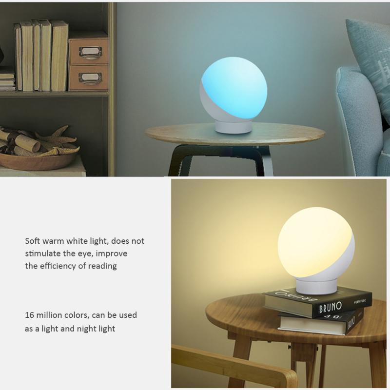 WiFi Smart LED Table Lamp Eye Protection Smart Colorful Reading Lamps Voice Control LED Table Lamp Decor Night Lamps | LED Table Lamps