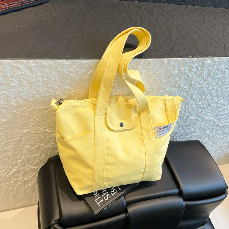 Daily tote commuter bag new fashion shoulder bag large capacity lazy style literary handbag bag