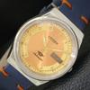 AUTOMATIC VINTAGE CITIZEN 8200 JAPAN MENS GOLDEN COLOR DIAL WATCH A702762-1 R210-a702762