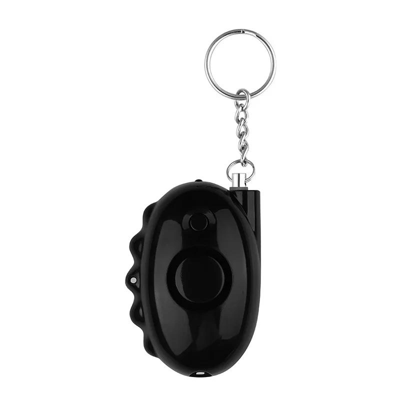 

Сигнализация самообороны 130 дБ Форма безопасности Защита оповещения Личная безопасность крик громкий брелок аварийная сигнализация для детей и пожилых людей чёрный