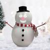 Sprechender Funktion Sprechender Schneemann Animierter Blinkender Schneemann Mode Animierter Schneemann Winter-Ausstellung