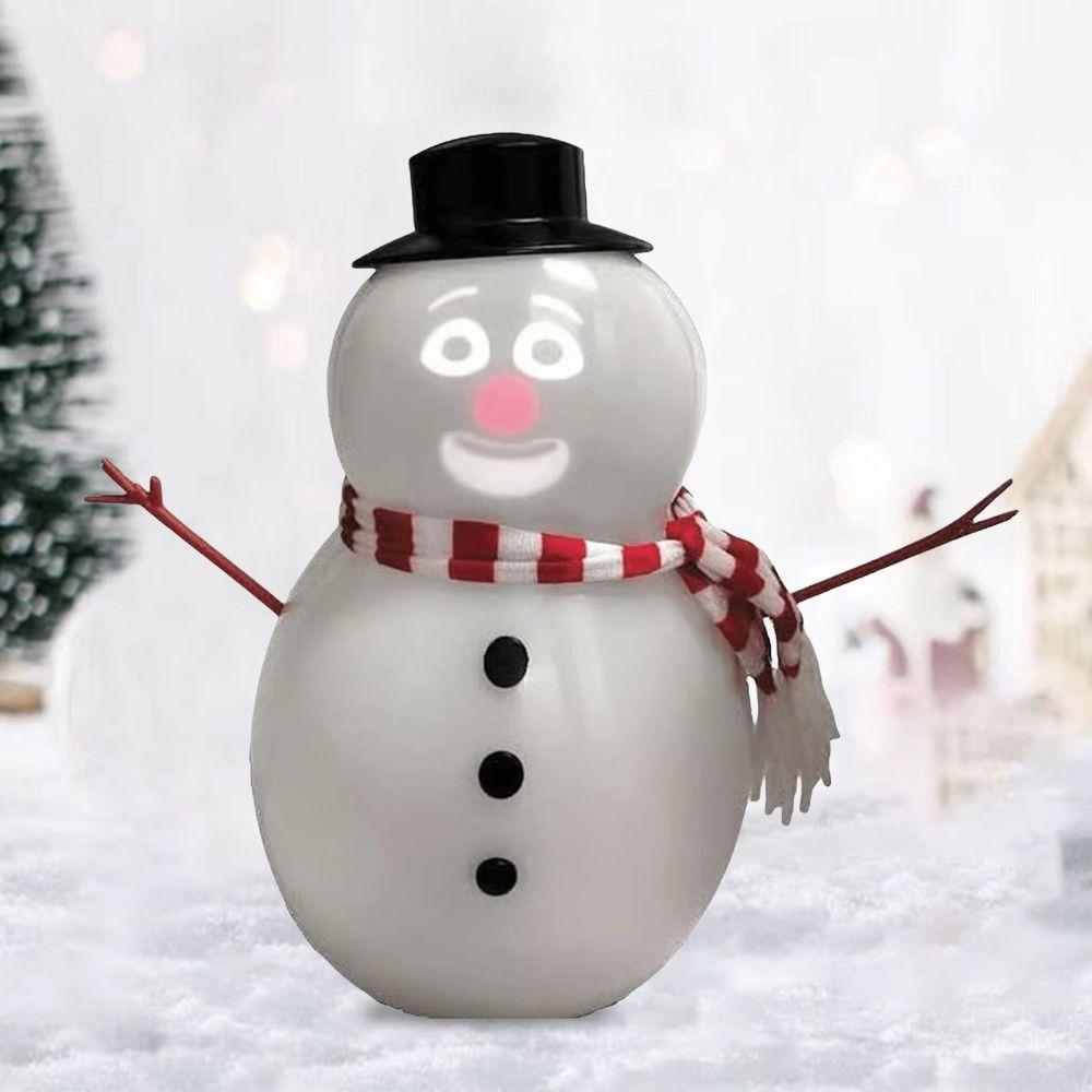 Sprechender Funktion Sprechender Schneemann Animierter Blinkender Schneemann Mode Animierter Schneemann Winter-Ausstellung