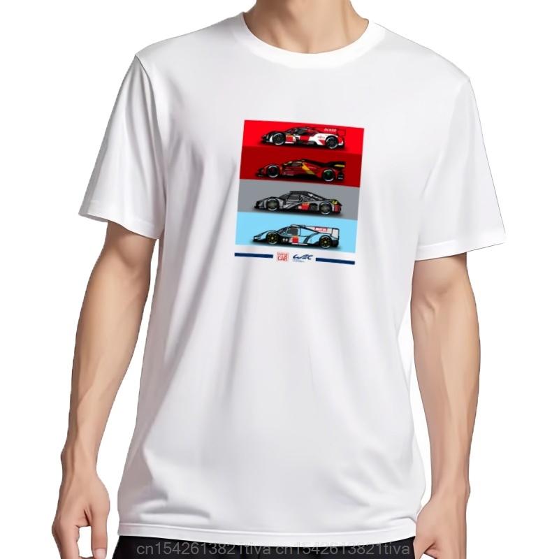 New Wec Le Mans Hyper Car Tshirt Tshirt Kurze Shirt Tshirts Sommerkleid Ung Schlichte Schwarze Tshirts MäNner