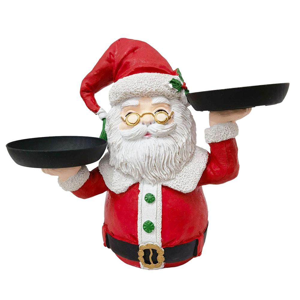 Santa Claus In Tray Christmas Ornaments 16.5*18.5*29cm
