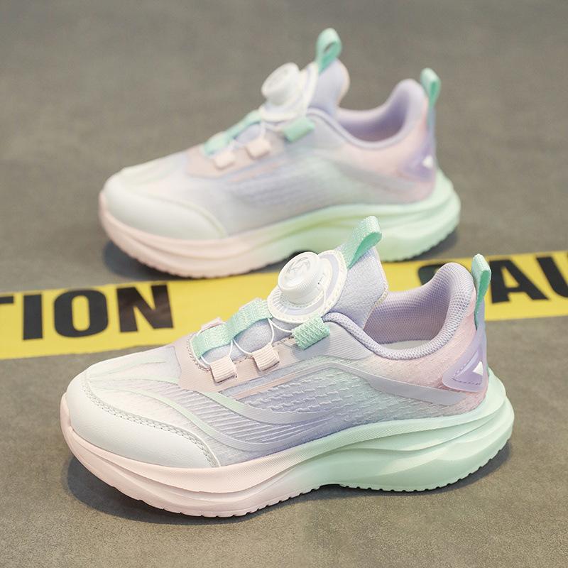Children's sports shoes 2025 spring new mesh breathable non-slip fashion handsome deodorant girls running shoes