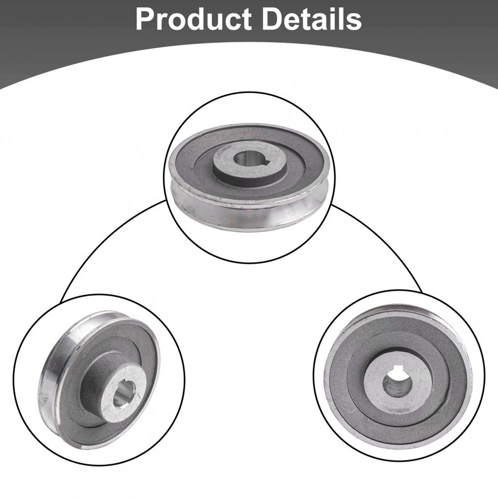 High Performance Aluminum Belt Pulley Single Groove for Air Compressors