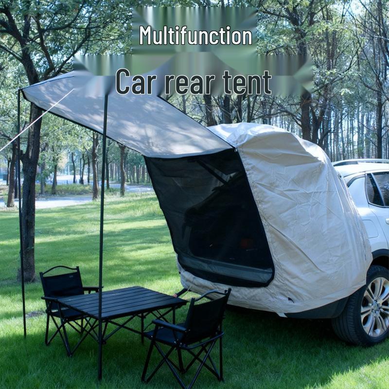 

Портативная многофункциональная палатка-тент для багажника автомобиля SUV - Не требует сборки Ivory SUV Tent - No Poles