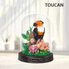 Creactive Mini particles with dust cover toy building blocks Bee butterfly Dragonfly Mantis  insect series desktop decoration