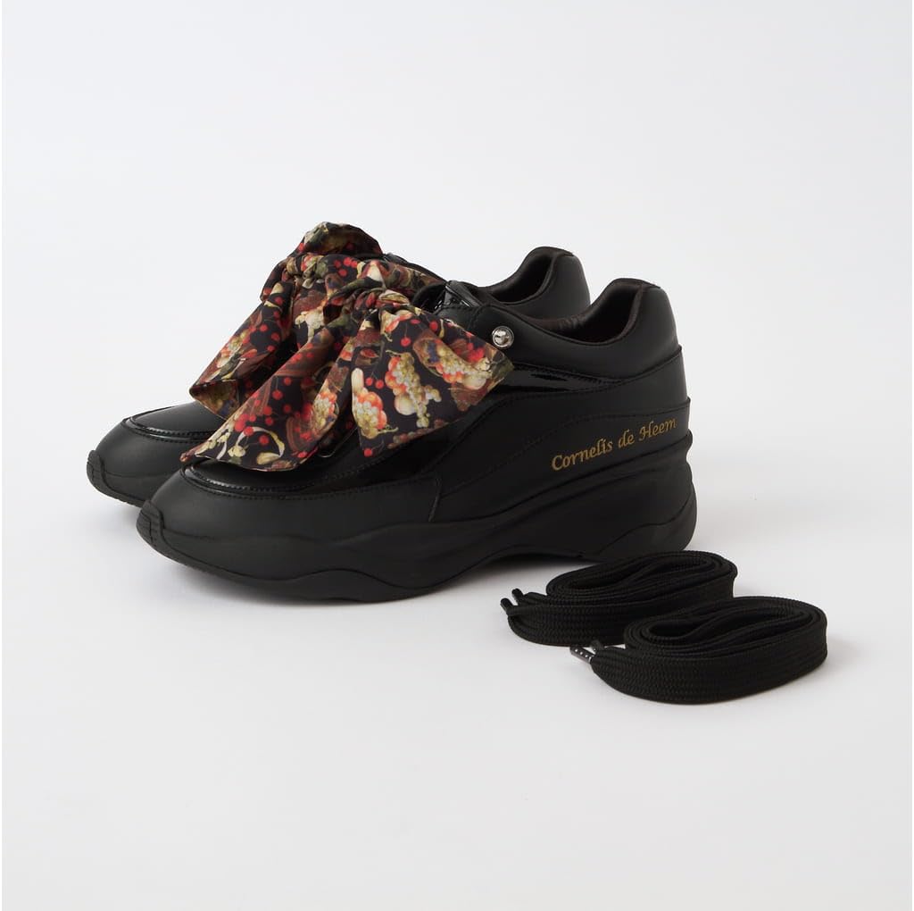 Diana Plus Diana Size 172965700012 Sneakers, Black, 24.0cm,
