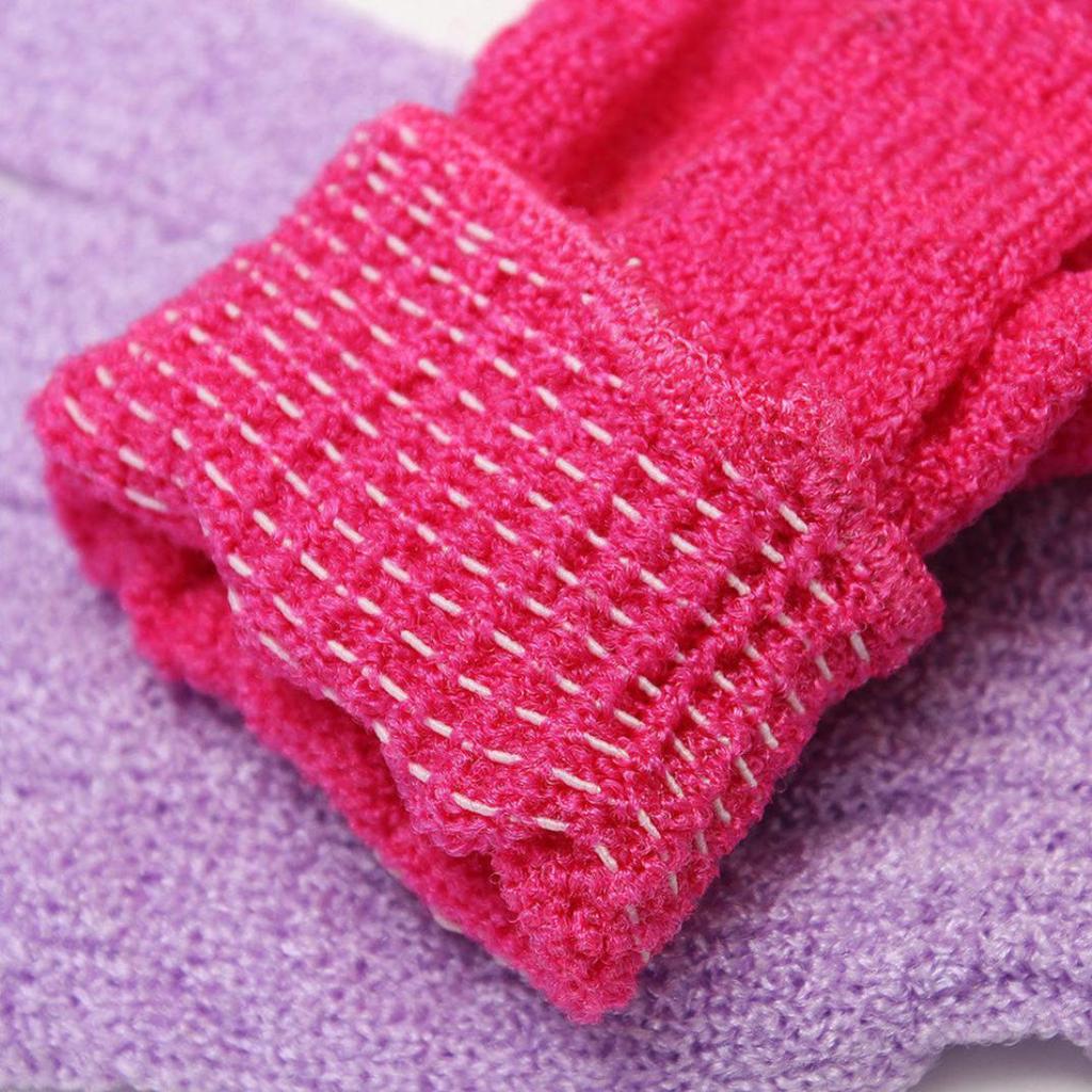 1x Dusche Peeling Körper Peeling Handschuh Abgestorbene Haut Entfernung Massage Spa Bad Mitt
