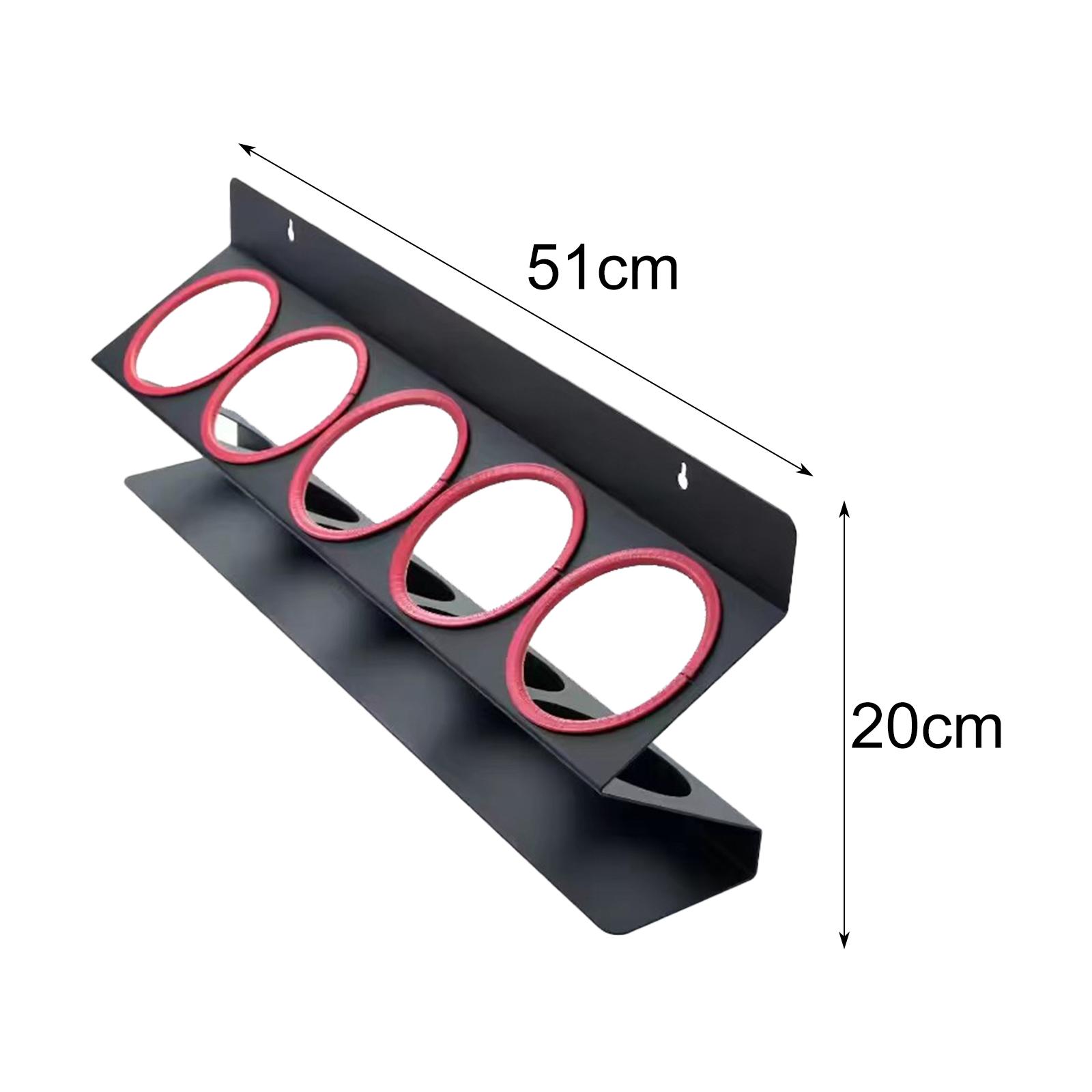 

Стойка для хранения бутылок с распылителем, держатель для бутылок с распылителем для мойки автомобиля, настенное крепление для салона красоты, органайзер для инструментов для чистки и детализации чёрный