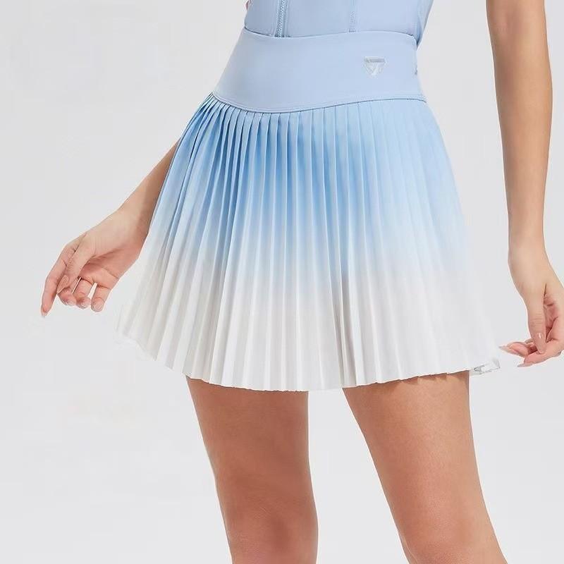 Tennis Skirt Spring Summer Fabric High Waist Pleated Activewear For Women