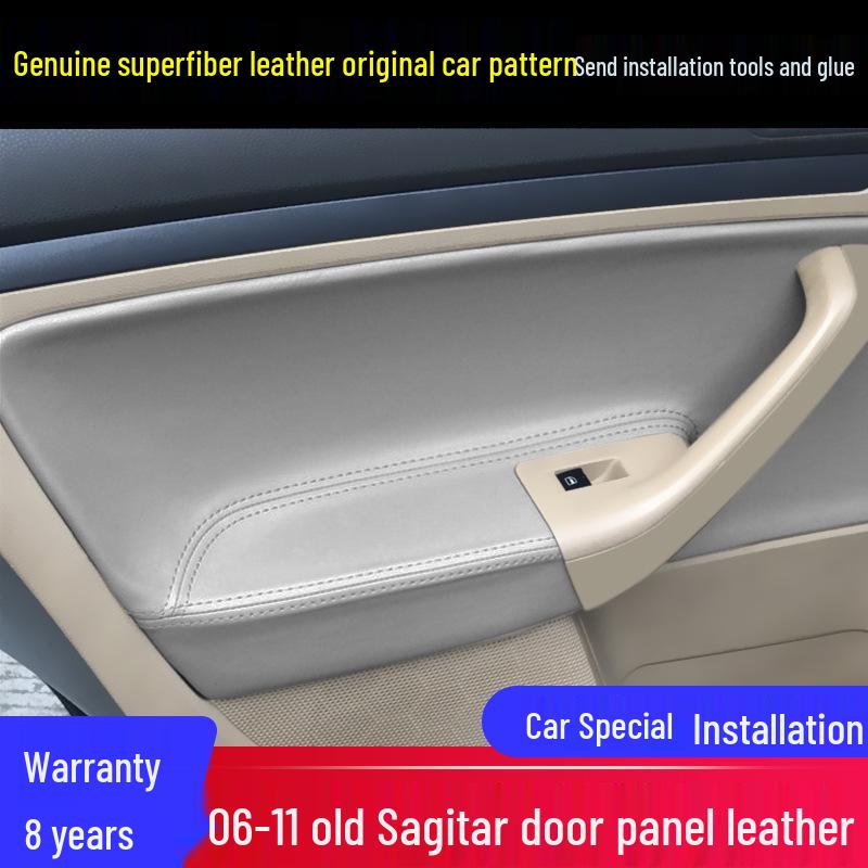 Volkswagen Sagitar Golf 6 Wagon 5-Door Microfiber Leather Door Panel Wrap (2006-2011)