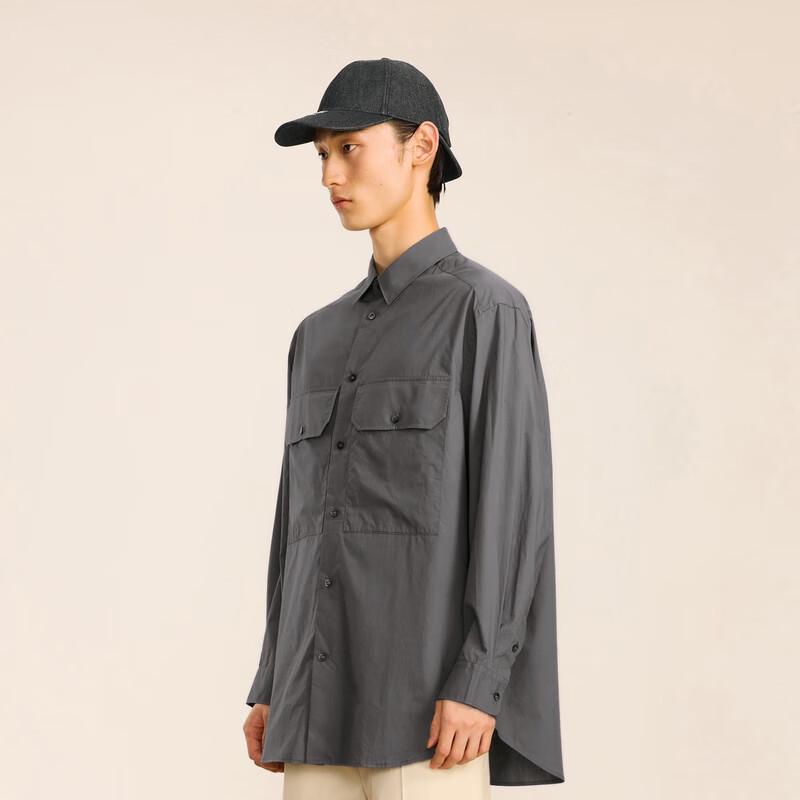 CROQUIS Men's Loose Fit Long Sleeve Casual Shirt