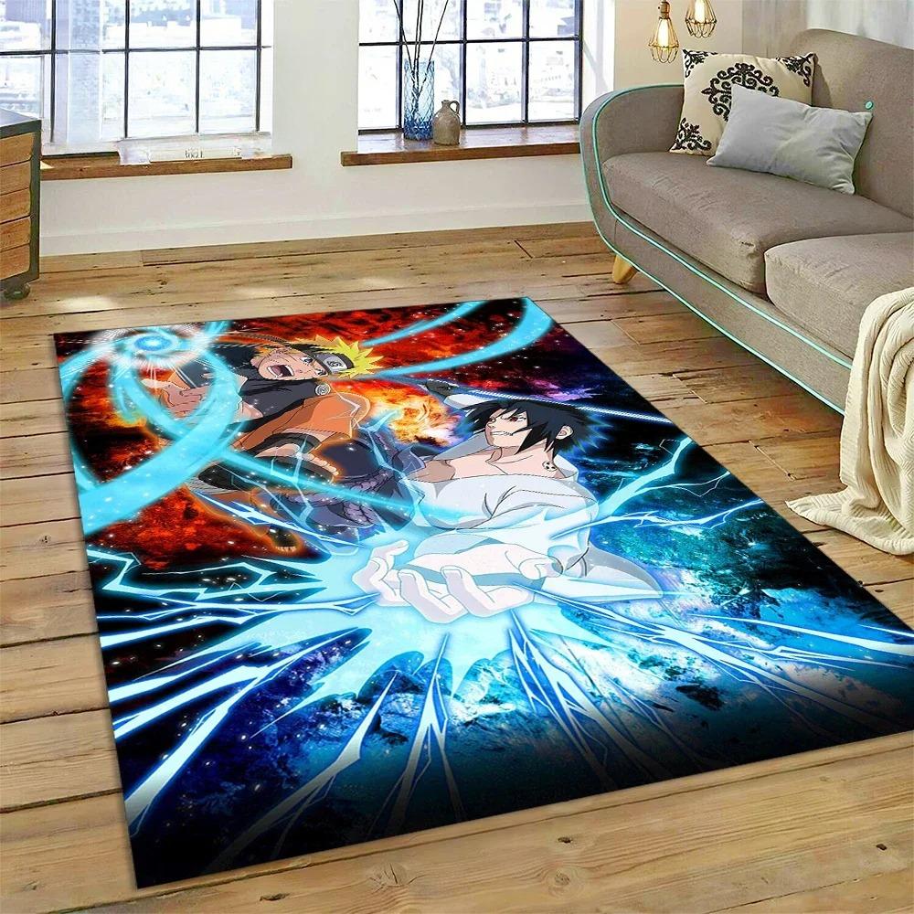 Cartoon 3D Itachi Naruto Japan Anime Area Rug Carpet Living Room Bedroom Sofa Doormat Rug Decoration Kids Non-slip Floor Mat