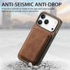 For iPhone 17 Pro Max Case Retro Leather + TPU Phone Cover with Detachable Card Slot