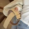 Vintage Pu Leather Wide Belt Fashion Accessory For Casual Wear