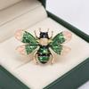 Multi Color Enamel Bee Brooch Glitter Delicate Decor Pin for Christmas Party Outfit Decoration Holiday Exchange Gifts
