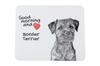 Border Terrier - mouse pad com estampa, mouse pad personalizado com tema de cachorro, gadget único para um trabalhador de escritório da marca Art-Dog