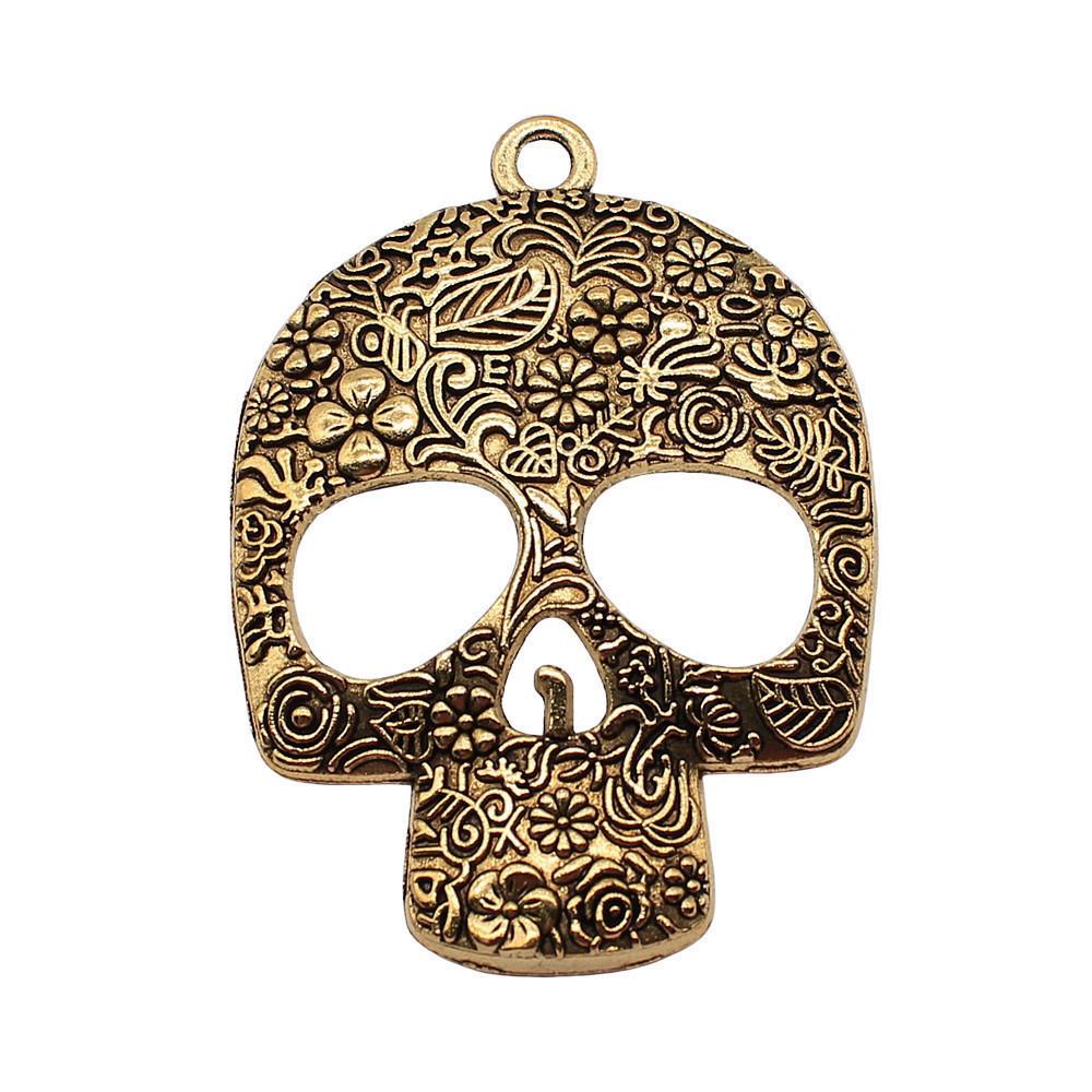 Halloween Pranks Charms Multi Color Alloy Pendants For Halloween Gothic Jewelry Accessories