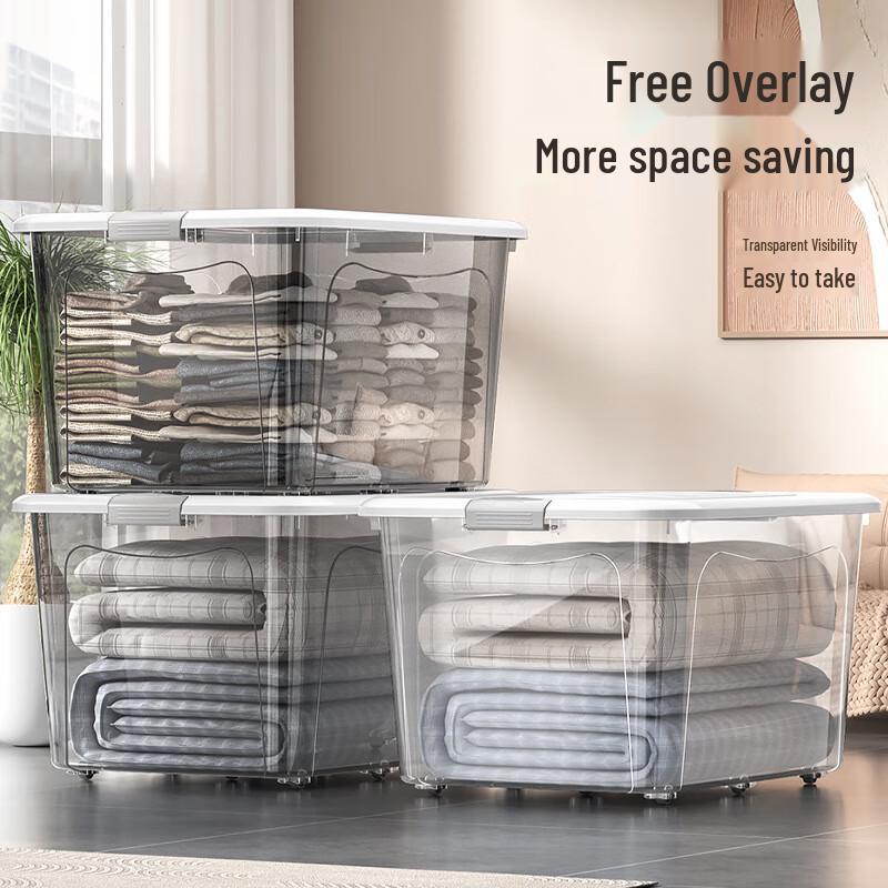 JINXI Transparent Grey Storage Box