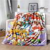 Digimon Cartoon Printed Blanket Flannel Warm Blankets Soft and Comfortable Blanket Bed Linings Cubre Cama Birthday Gift