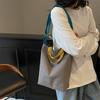 2025 Autumn New Large-Capacity Commuter Canvas Tote Bag Korean Niche Leisure Literature and Art Student Shoulder Bag
