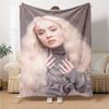 Zara Larsson Theme Printed Blanket - Perfect for Couch, Bed, Travel & Outdoor Use | Machine Washable, Cozy & Durable.