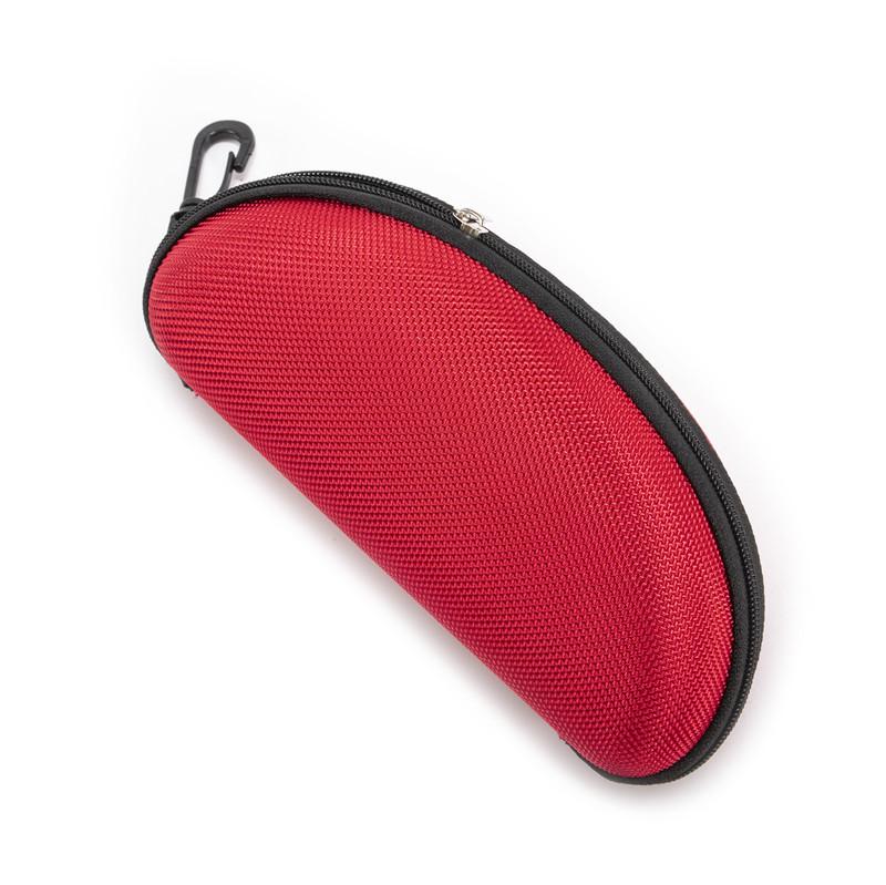 Case with Carabiner Unisex Eyewear Accessories 1pc Portable Sunglasses Case Protector Oxford Cloth Hard EVA Zippered Eyeglasses