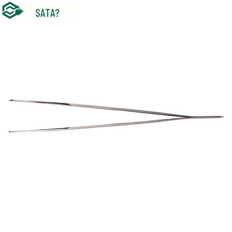 SATA Wide-Head Long Tweezers 175mm
