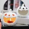 Candlestick Holders Halloween Candlestick Desktop Atmosphere Ornament Candle Ceramic Holder For Bathroom Bookshelves Holiday