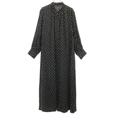 Plage Made In Japan Dot Pattern Long Sleeve Shirt Dress 38 Polka Dot Women Used