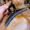 Elegant Rhinestone Acrylic Hair Claw Clip - Women's High-End Temperament Accessory