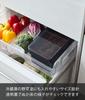 Yamazaki (Yamazaki Industries) Airtight Pickling Case with Water Drainer, Black, Approx. W28 x D16.5 x H12.2cm, Tower Series, Large Opening Transparen