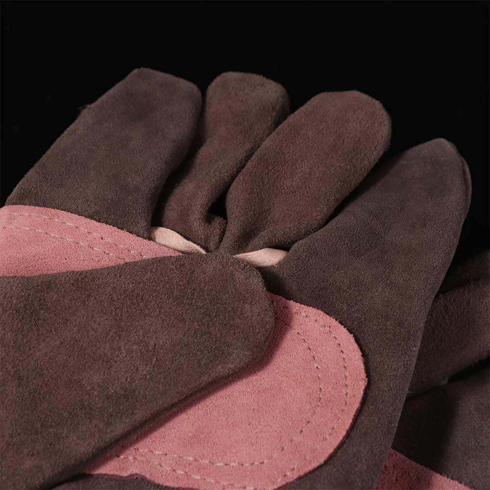 1 Pair Labor Protection Cowhide Welding Gloves Welder Gloves Metalworking Gardening