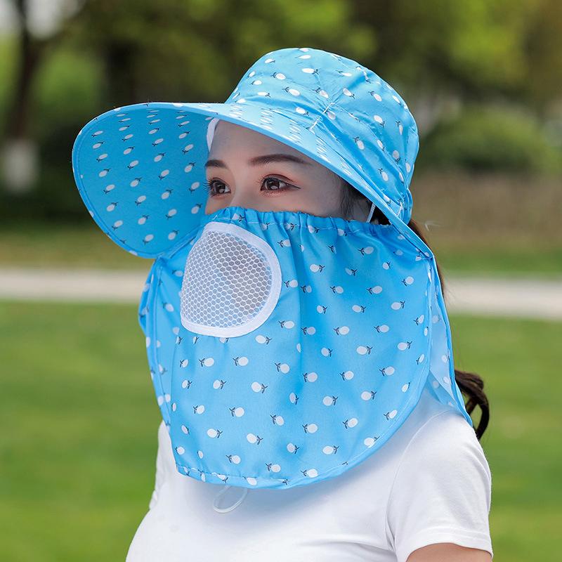 1Pc Sun Hat Female Summer Hat Cover Face Breathable Sun Hat All-Match Summer Hat With Big Rim Anti-Ultraviolet Sunhat