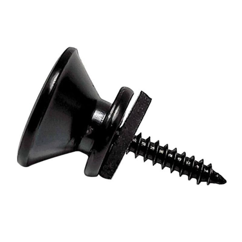 10 peças de travas de alça de guitarra de metal botões de alça de guitarra pino de trava de extremidade baixo elétrico guitarra segurança straplocks duradouros
