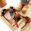 Princess Bear Bow Headband - Cute Lambswool Hair Accessory with Bear Ears for Adults, Japanese/Korean Style.