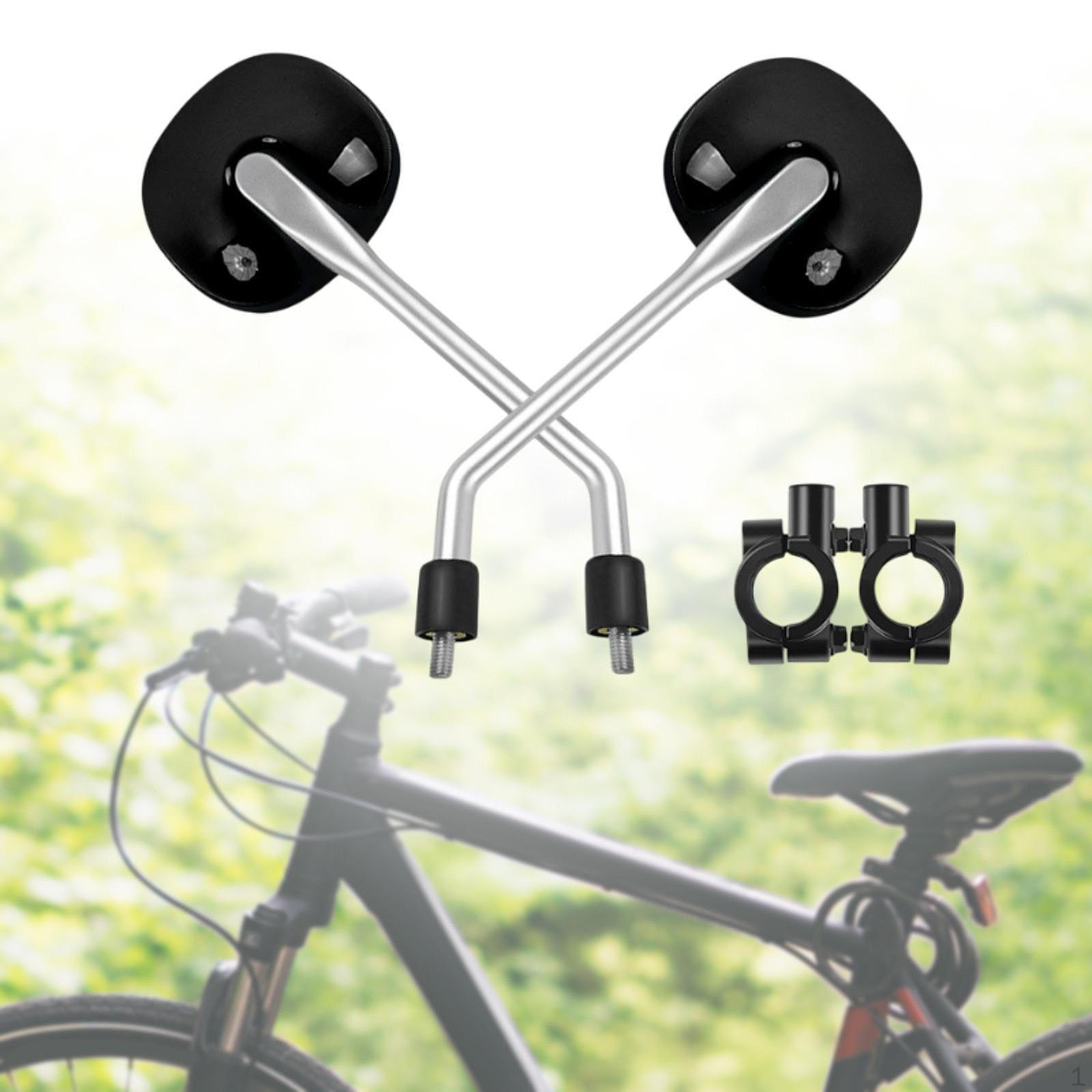 

Комплект зеркал заднего вида, круглые зеркала, устойчивые к падениям, водонепроницаемые, выпуклые, для модификации велосипеда чёрный