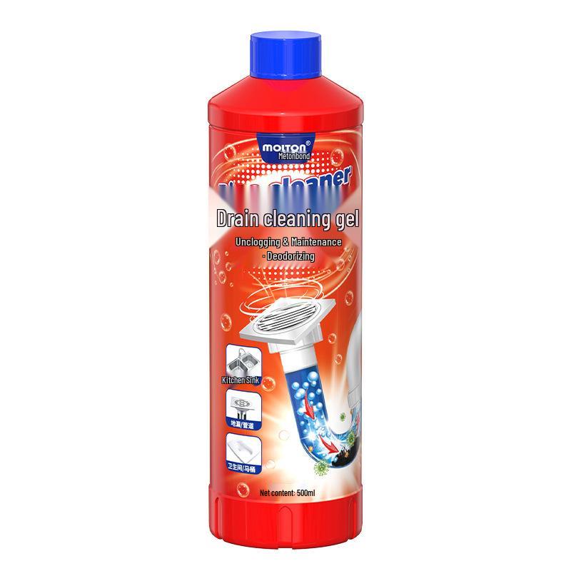 Powerful Drain Unblocker: Eliminates Odor & Clears Kitchen, Bathroom, Toilet, Sewer Blockages