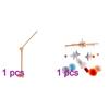 Planet Crib Bell Baby Bed Bell Newborn Wind Bell Hanging Bed Bell Stars Rocket Pendants Toys
