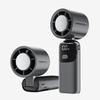 3-in-1 Portable Handheld Turbo Fan 1800mAh Rechargeable 1-100 Stepless Speeds LED Display Black