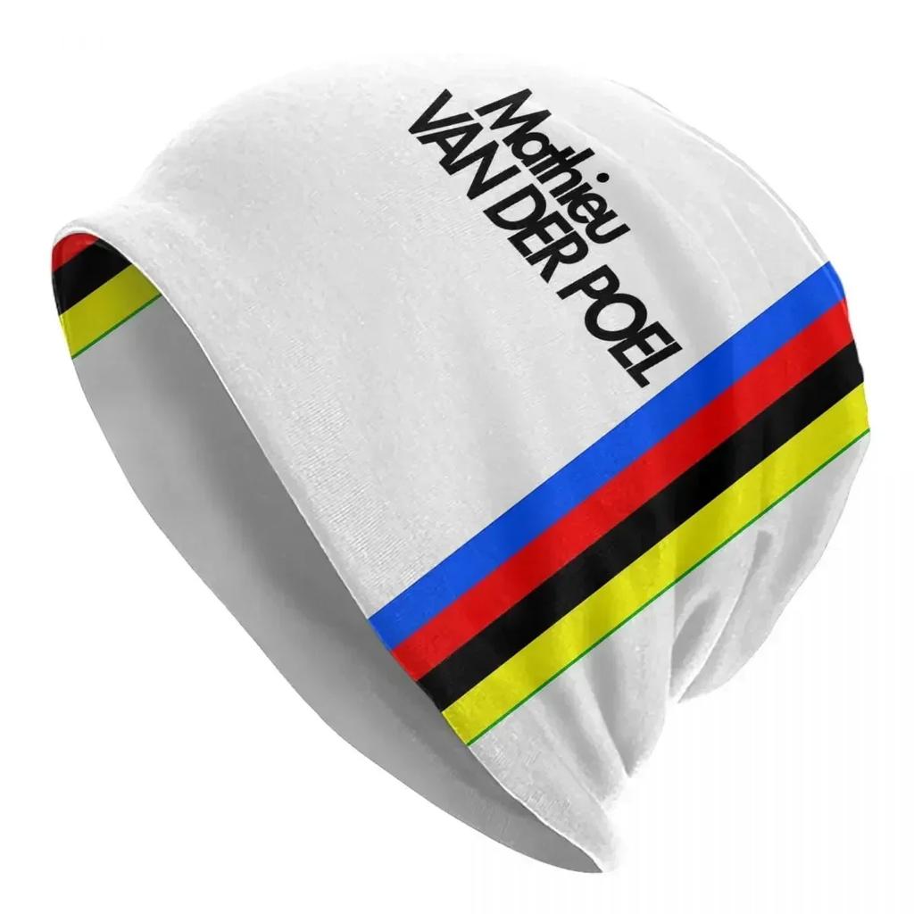 Mathieu Van Der Poel Warm Knitted Cap Fashion Bonnet Hat Autumn Winter Outdoor Beanies Hats for Unisex WoUnisex Adult
