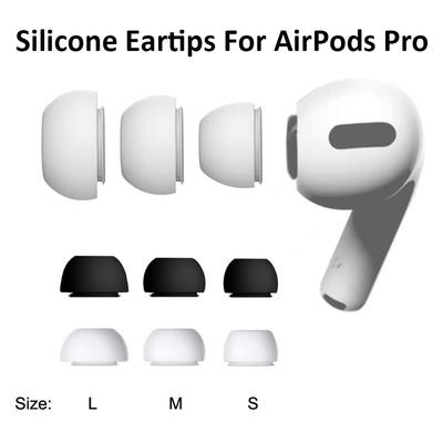Capete pentru urechi Capete pentru căști Acoperire pentru dopuri de urechi Căști moi din silicon pentru Apple Airpods Pro Mărime L M S Capete pentru căști pentru Airpods 3
