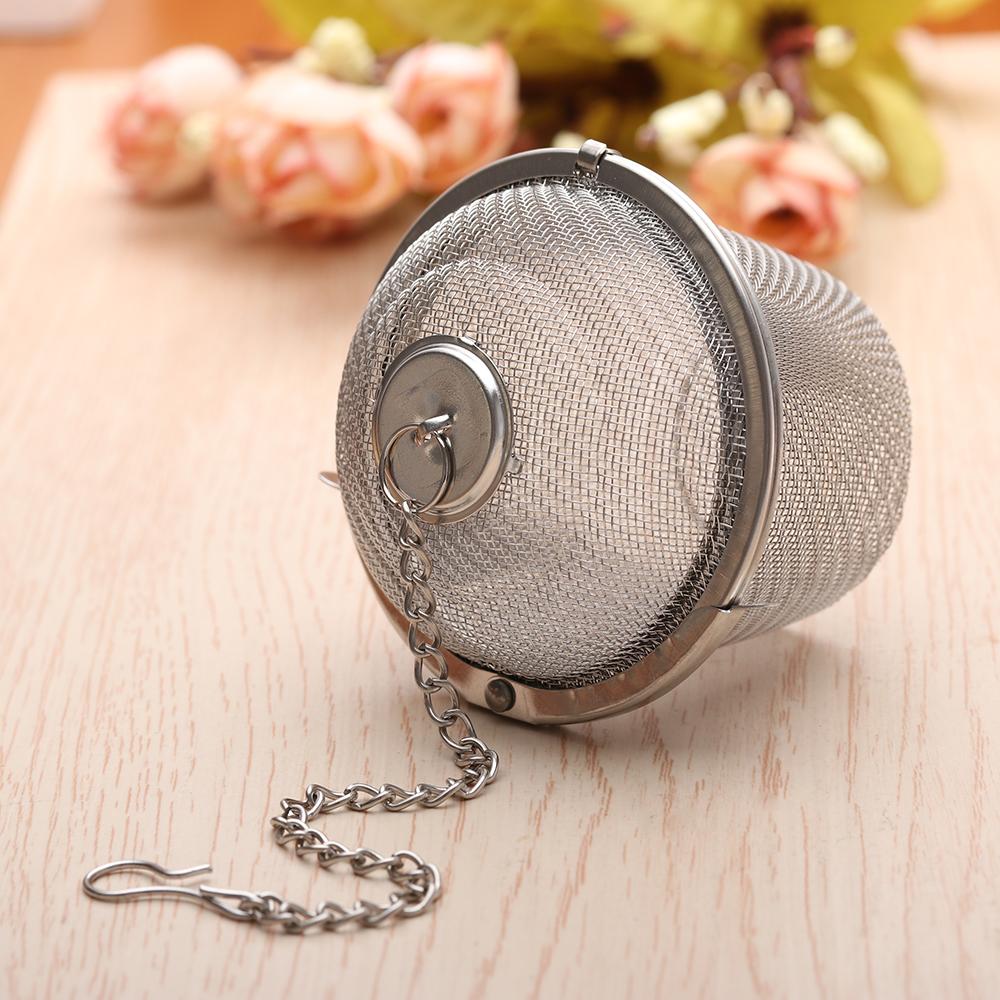 Praktický opakovaně použitelný sítko na koření Síťový filtr na čajové kuličky z nerezové oceli